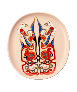 Plate `Taraz Art` decorative, ceramic №14