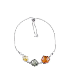 Silver bracelet «SiaMoods» SB298