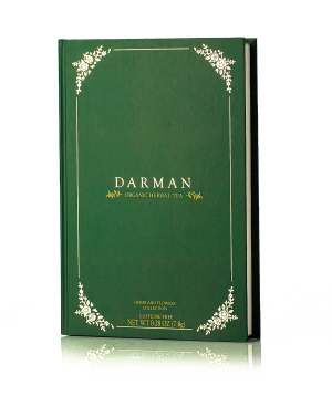 Darman Tea Set, green book, 12 tea bags