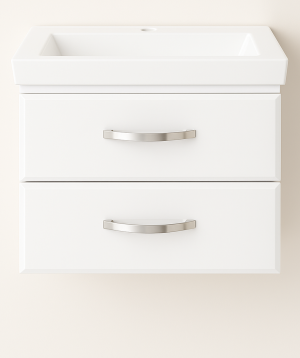 Мебель для ванной комнаты «Perla» Smile-Alvand 60, белая, глянцевая