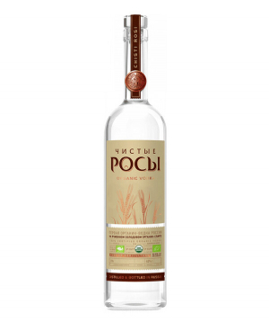 Vodka `Чистые Росы` from barley grain 0.7l