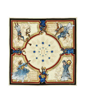 Scarf «Truezard» №6, 70x70 cm