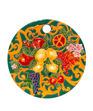 Decorative plate «ManeTiles» ceramic №77