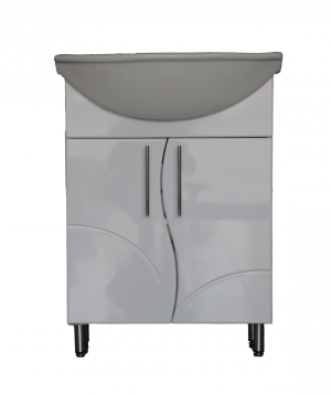 RX 7 PVC BCB ALESSANDRO GLOSSY WHITE 518X690X270