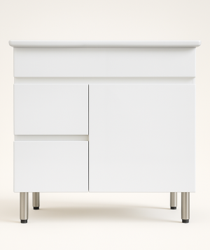 Bathroom furniture «Perla» Cube, white