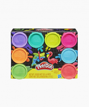 Hasbro Պլաստիլին PLAY-DOH 8 Գույն Neon