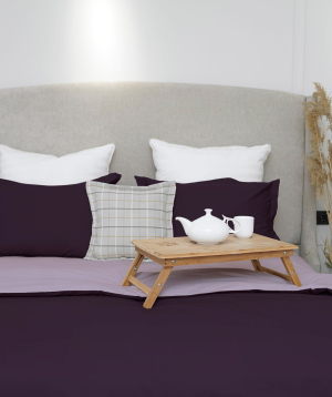 Bedding set «Jasmine Home» double, purple