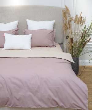 Bedding set «Jasmine Home» 1.5 size, light pink