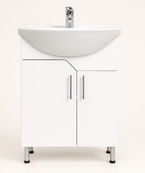 Bathroom furniture «Perla» Triton Elegance 60, white, glossy