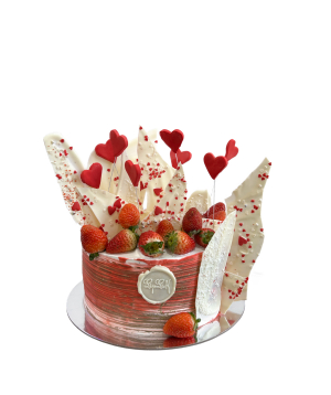 Cake ''Love and chocolate''