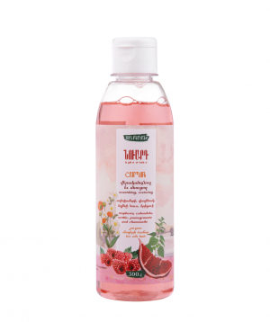 Shampoo `Nuard` for oily hair - 88% natural, raspberry, pomegranate, chamomile, 300ml