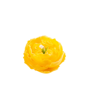 Свеча Пионовидная роза «mom» из пчелиного воска