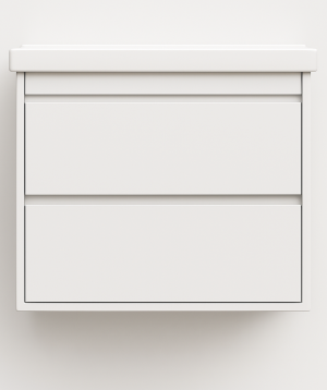 Мебель для ванной комнаты «Perla» City, белая, глянцевая