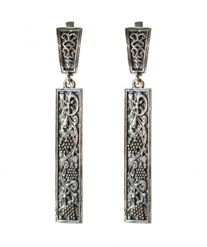 Earrings `Har Jewelry` silver grapes