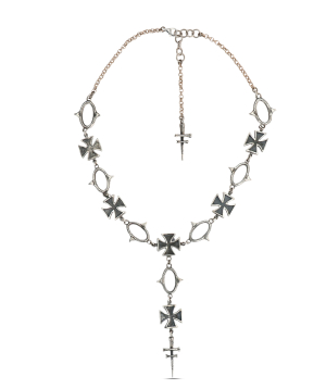 Վզնոց «DF Project» արծաթյա №42