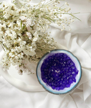 Candle «Light Your Home» Amethyst №3028 purple