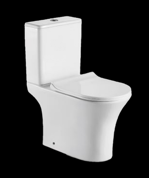 Perla Զուգարանակոնք 2970, Երկմասանի, P-Trap, 65x34x77սմ, Սպիտակ