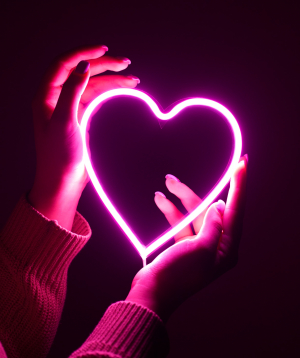 Lamp `Neon Signs` neon, pink heart