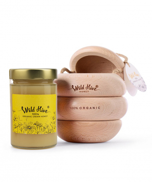 Cream-honey `Wild Hive` 100% Certified Organic  430g