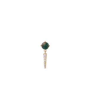 Серебряная моносерьга «PDPAOLA» PG01-721-U