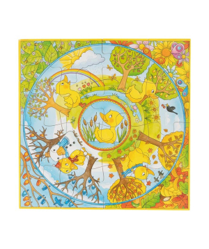 Toy `Goki Toys` puzzle A duck's year