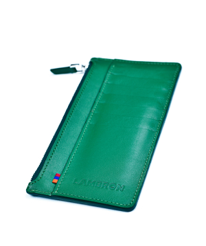 Wallet «Lambron» Green Ray travel Slim
