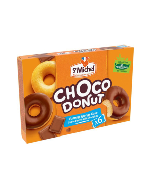 Փքաբլիթներ St. Michel Choco Donut 6 հատ, 180 գ