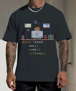 T-shirt `Gift Store` for Men Coding №1076