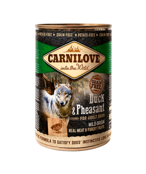 Շան կեր «Carnilove» բադով և փասիանով պաշտետ, 400 գ