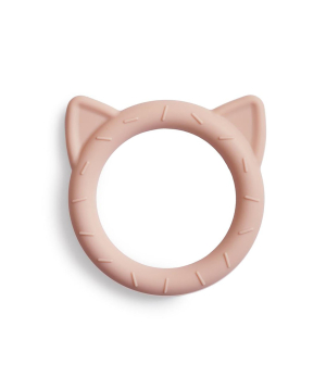 Silicone teether Cat Blush