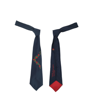Embroidered tie «Miskaryan Heritage» Armenian carpet pattern, 6-5