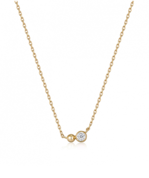 Silver necklace «Ania Haie» N045-02G-CZ