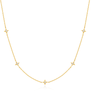 Silver necklace «Ania Haie» N061-04G