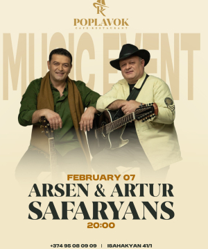Arsen & Artur Safaryans, 07-02-2026, 20:00