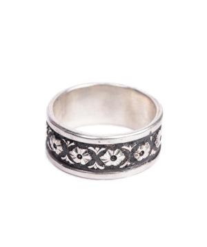 Silver ring ''Koshtoyan'' Flower