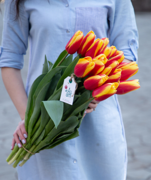 Bouquet `Snellville` with tulips