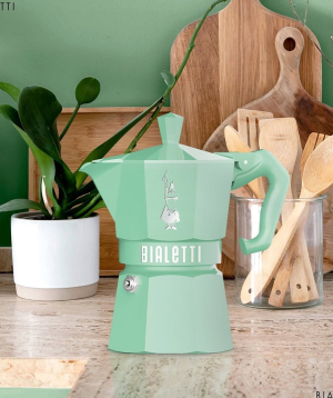 Coffee maker «Bialetti» Exclusive Collection Green, 3 cups