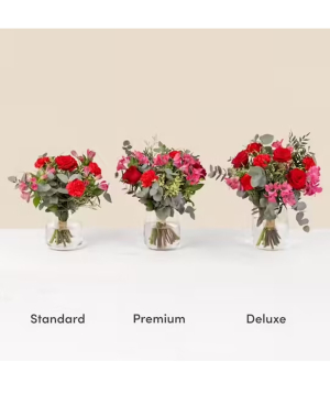 Spain․ bouquet №040 with roses and alstroemerias, Standard