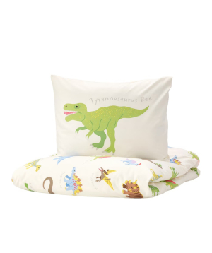 Duvet cover and pillowcase ''Dinosaurs''