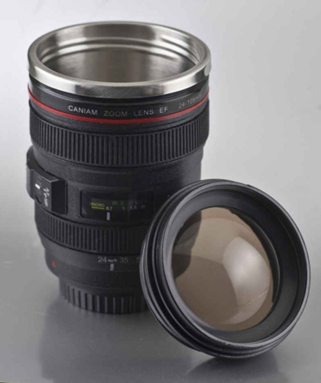 Cup «Creative Gifts» camera lens, black