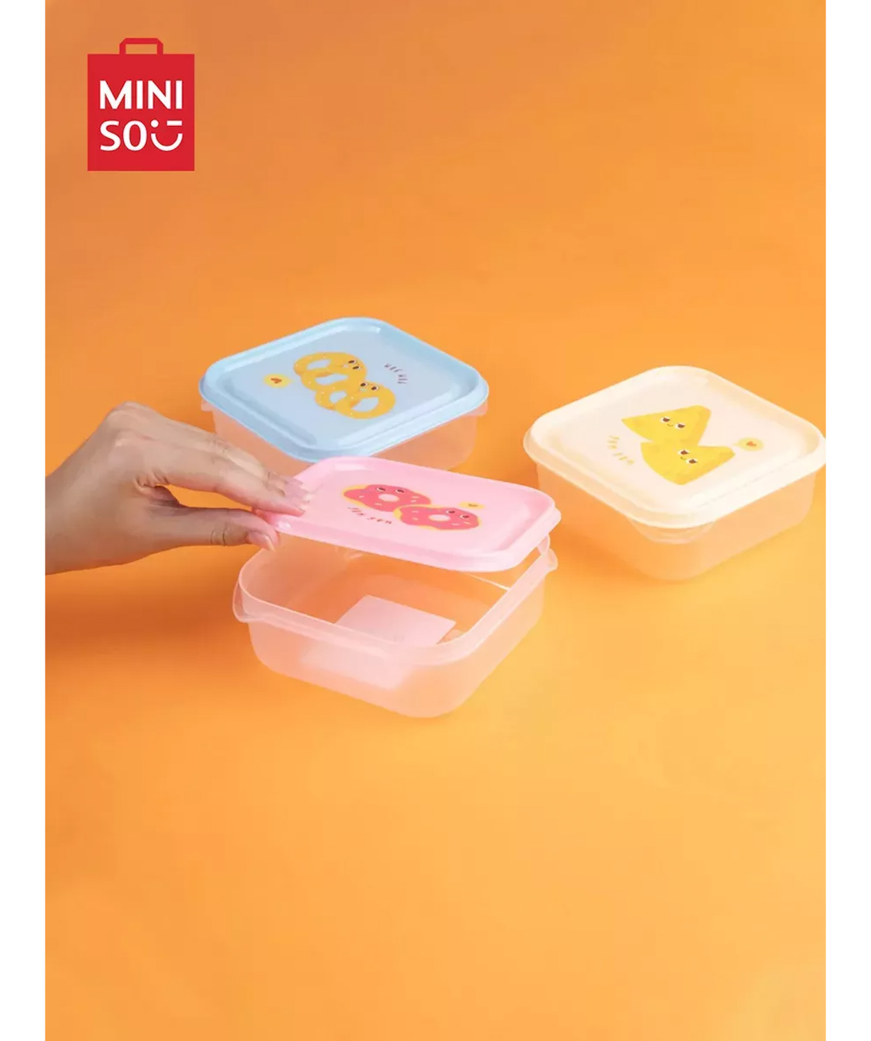 Սննդի տարա «Miniso» Yum Yum, 3 հատ
