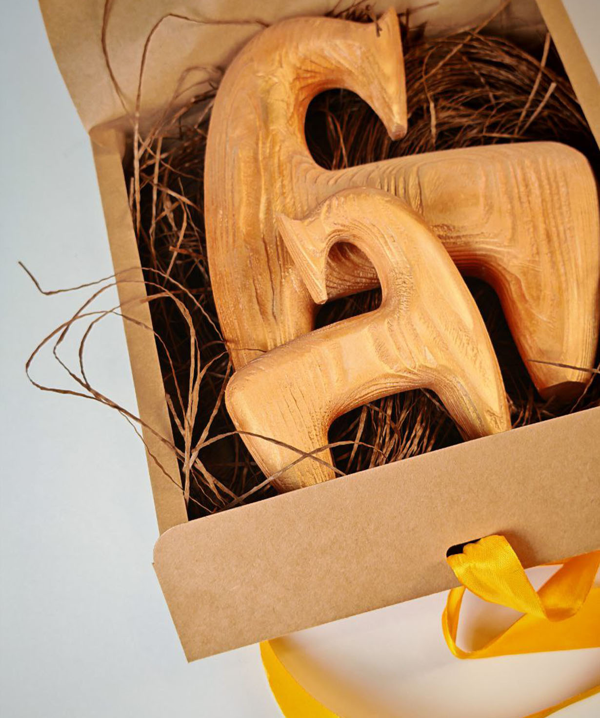 Wooden decorative horses №4