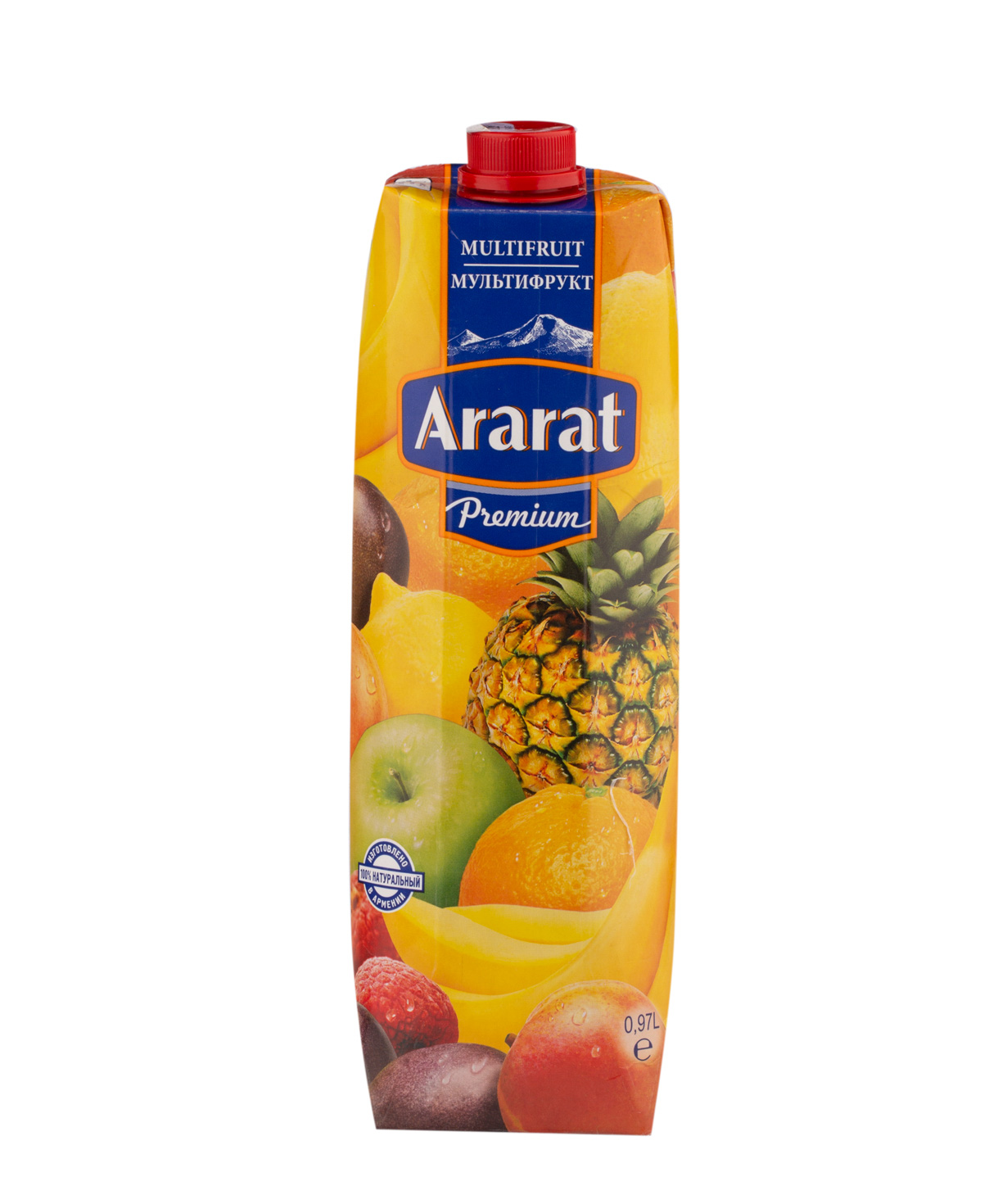 Натуральный сок «Арарат Премиум» Мультифруктовый  970 мл.