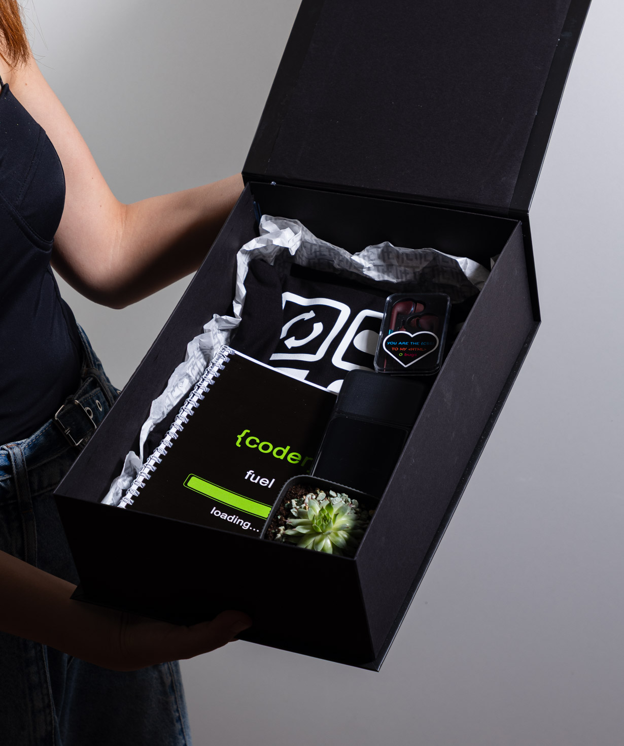 Gift box «THE BOX» for the programmer №662