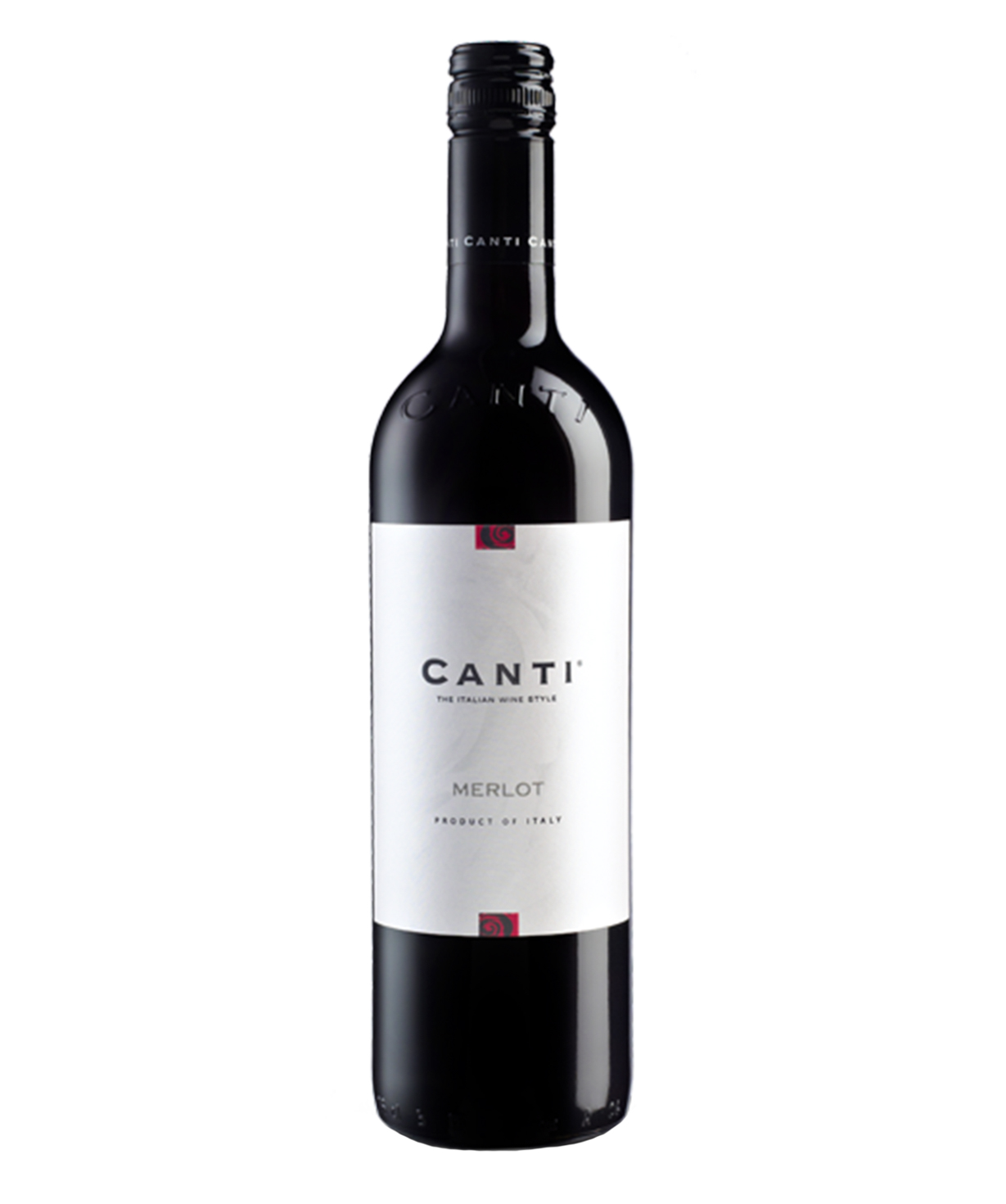 Wine `Canti Merlot` red, dry 750ml