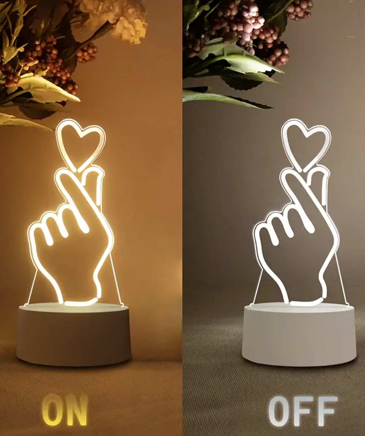 LED Лампа «Gift Store» Love №2