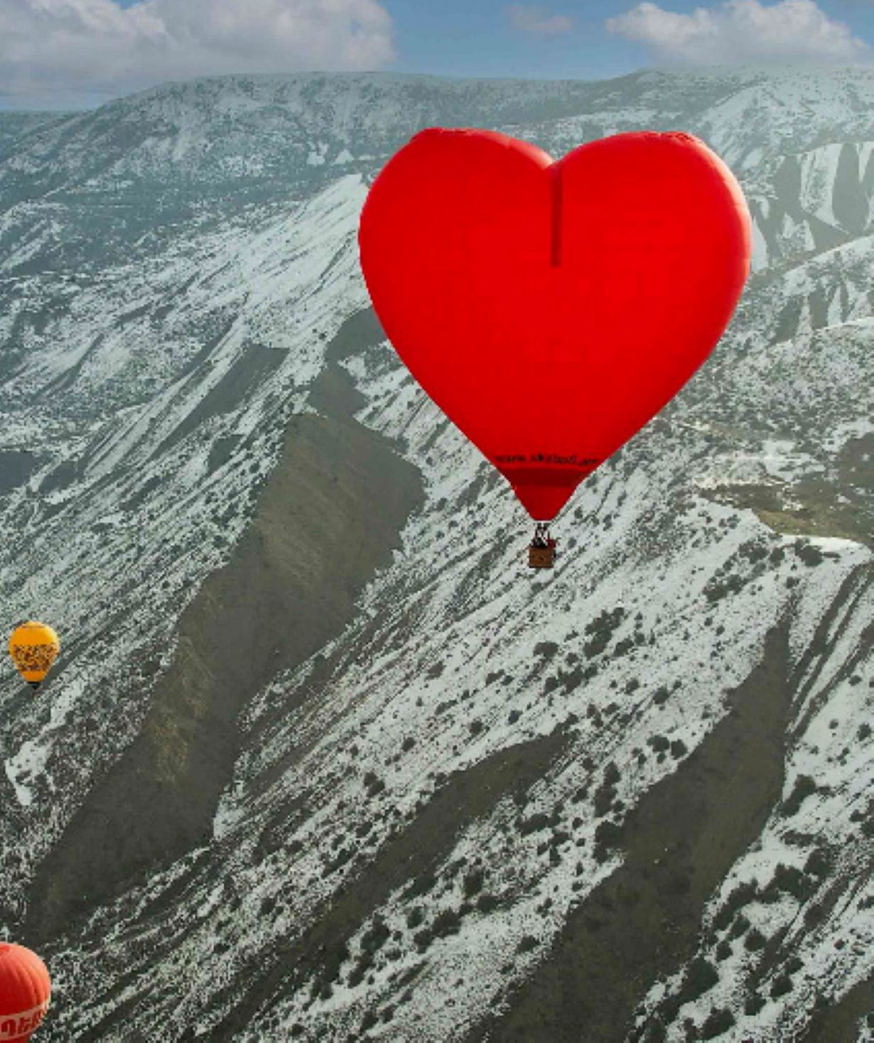 Balloon ride tour «Skyball» Heart, for 2 people