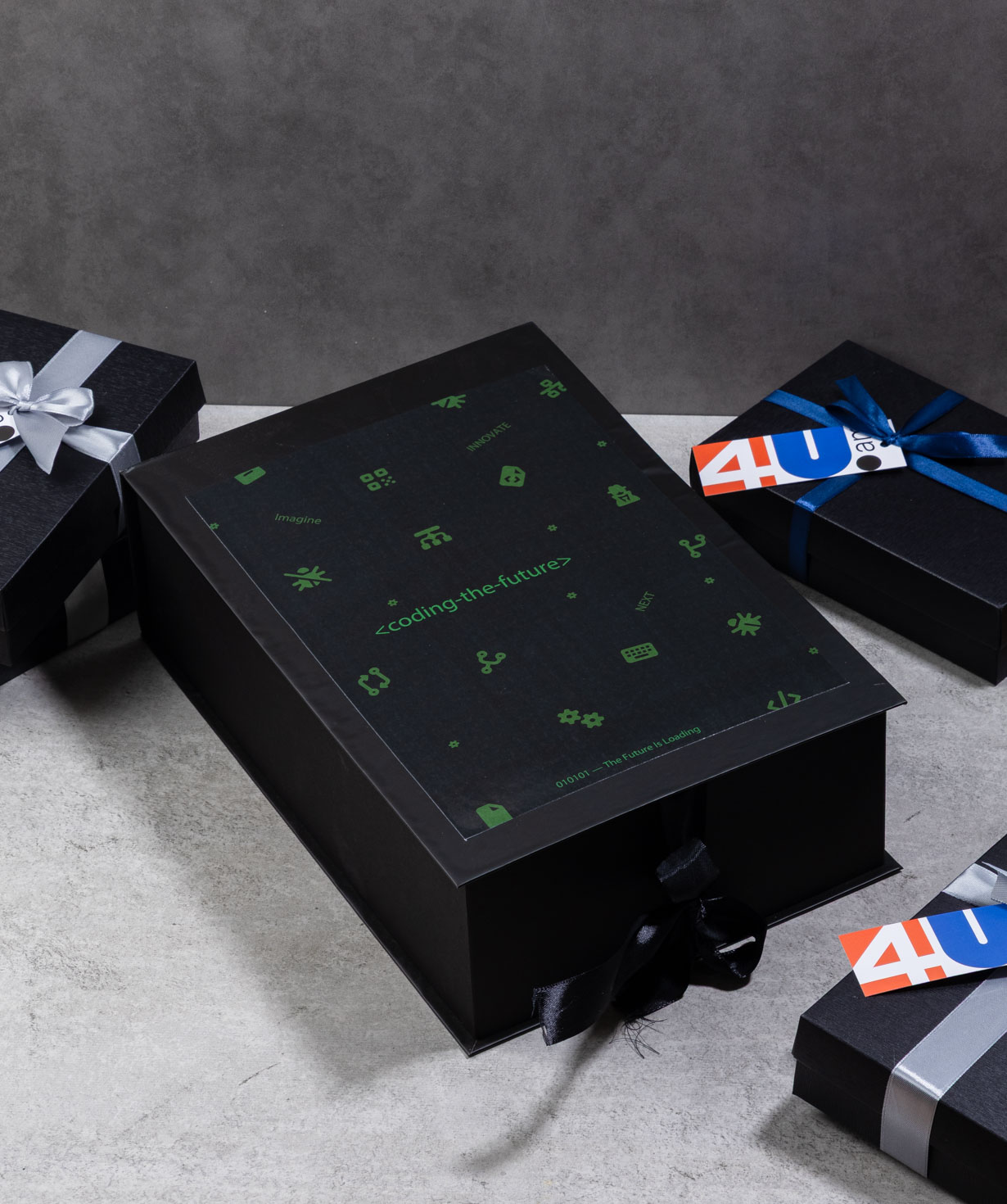 Gift box «THE BOX» for the programmer №662