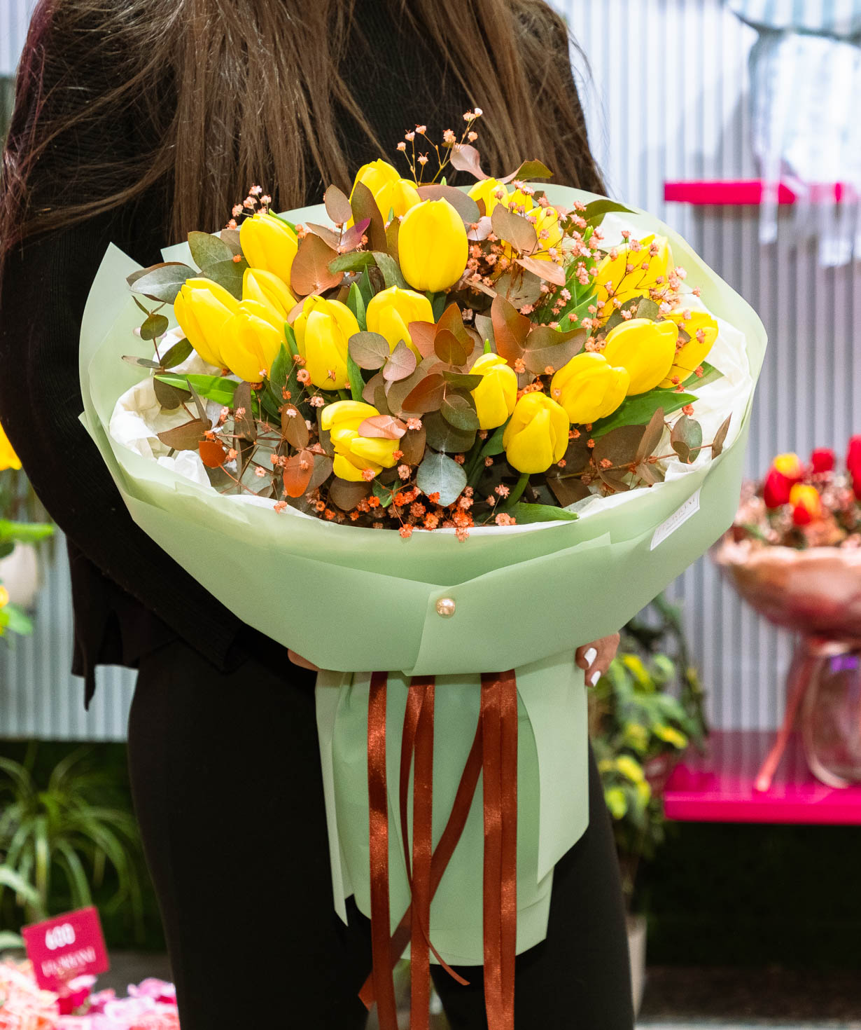 Ծաղկեփունջ «Floriani» կակաչներով №1