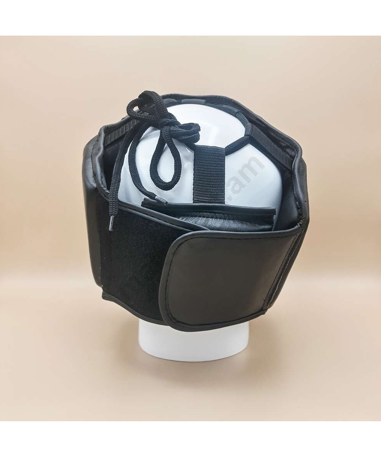 Боксерский шлем «Mabsport» черный, L-XL